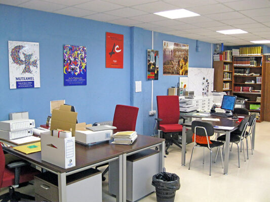 Sala de consultas, zona de trabajo