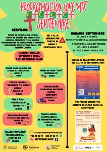 programacion septiembre juventud