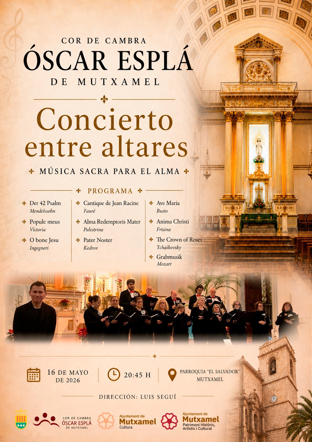 concierto entre altares de cor cambra oscar espla