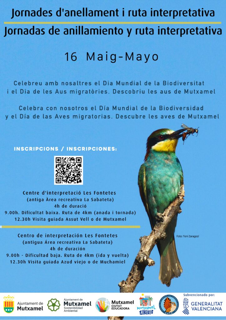 jornada de anillamiento y ruta interpretativa
