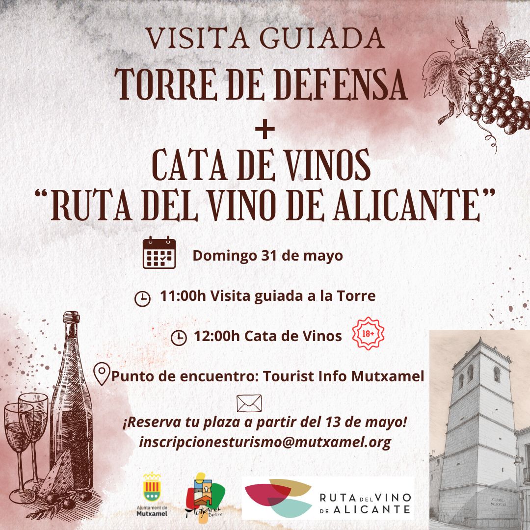 visita a la torre de defensa y ruta del vino