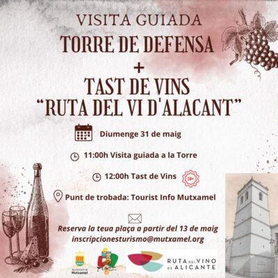 visita a la torre de defensa y ruta del vino