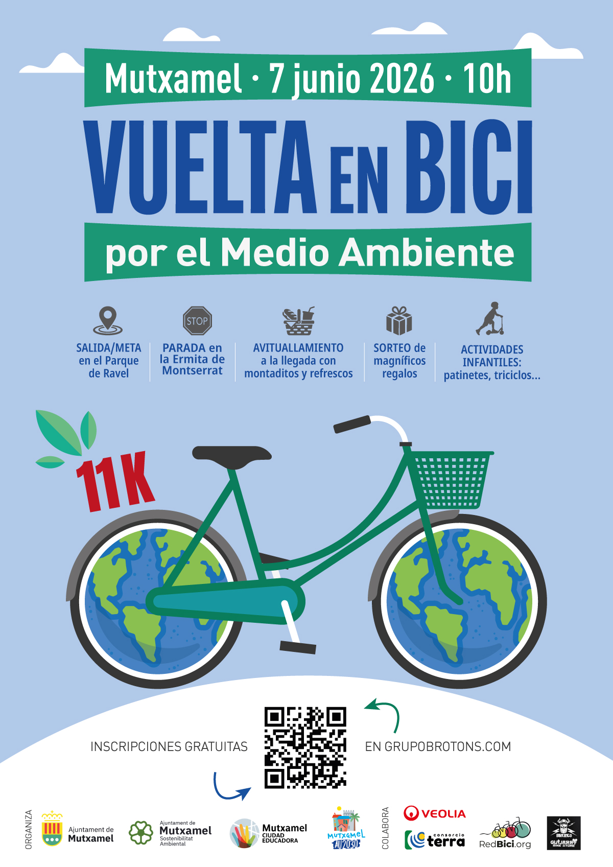vuelta en bici